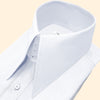 Karl Lagerfeld Style White High Long Pointed Shirt for Men Tall Neck Stiff Big Collar Shirt Hidden Placket Large Collar Vintage Shirt 70s