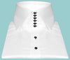 White High Collar Spread Shirt for Mens Tall Neck Collar Shirt Karl Lagerfeld Style Vintage Collar Wedding Men Attire Shirt Gift For Him