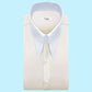 High Long Forword Pointed Cream Shirt for Men Tall Neck Stiff Collar Shirt Large Collar Gangster Collar Vintage Karl lagerfeld Style Shirt