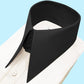 High Long Forword Pointed Cream Shirt for Men Tall Neck Stiff Collar Shirt Large Collar Gangster Collar Vintage Karl lagerfeld Style Shirt