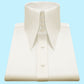 High Long Forword Pointed Cream Shirt for Men Tall Neck Stiff Collar Shirt Large Collar Gangster Collar Vintage Karl lagerfeld Style Shirt