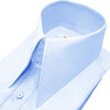 High Long Spear Pointed Sky Blue Men Shirt Tall Stiff Neck Collar Shirt Large Collar Gangster Collar Vintage Karl lagerfeld Style Shirt