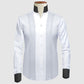 White Men Shirt High Open Neck Collar Shirt Tuxedo Placket V Collar Shirt High Tall Neck Collar China High Band Collar Cotton Dress Shirt