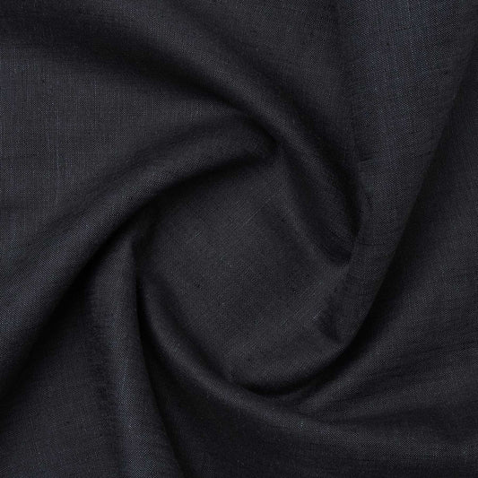 Black Linen Men Shirt High Collar Tall Neck Stiff Chinese Band Mandarin Open Collar One Piece Collar Shirt Summer Party Wear Karl Lagerfeld