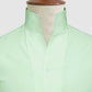 Mint Green One Piece Collar Shirt For Men Gift Giza Cotton Satin High Tall Neck Stiff Collar Shirt Chinese Mandarin Band Collar Dress Shirt
