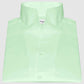 Mint Green One Piece Collar Shirt For Men Gift Giza Cotton Satin High Tall Neck Stiff Collar Shirt Chinese Mandarin Band Collar Dress Shirt