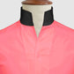 Rose Red One Piece Collar Shirt For Men Gift Giza Cotton Satin High Tall Neck Stiff Collar Shirt Chinese Mandarin Band Collar Dress Shirt