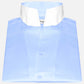 Sky Blue One Piece Collar Shirt For Men Gift Giza Cotton Satin High Tall Neck Stiff Collar Shirt Chinese Mandarin Band Collar Dress Shirt