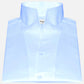 Sky Blue One Piece Collar Shirt For Men Gift Giza Cotton Satin High Tall Neck Stiff Collar Shirt Chinese Mandarin Band Collar Dress Shirt