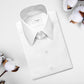 White Mens High Collar Shirt Penny Collar Shirt Round 3" Tall Neck 3 Collar Buttons, Peaky Blinders Shirt, 100% Cotton, Club Shelby Shirt