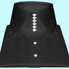 High Spread Collar Dress Shirt For Men President English Wide Spread Full Sleeves Black Shirt Men Wedding Attire Tall Neck Windsor Collar (Copy)