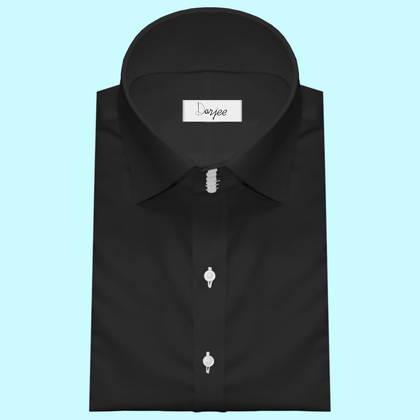 High Spread Collar Dress Shirt For Men President English Wide Spread Full Sleeves Black Shirt Men Wedding Attire Tall Neck Windsor Collar (Copy)