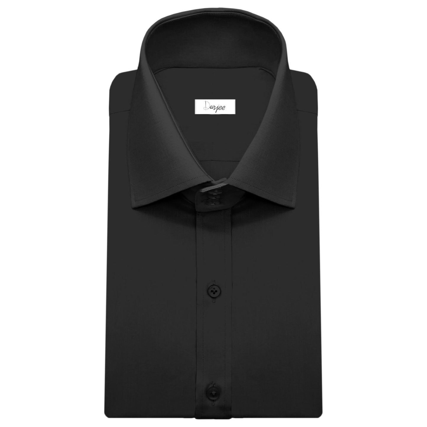 High Spread Collar Dress Shirt For Men President English Wide Spread Full Sleeves Black Shirt Men Wedding Attire Tall Neck Windsor Collar (Copy)