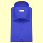 High Spread Collar Dress Shirt For Men President English Wide Spread Full Sleeves Dark Blue Shirt Men Wedding Attire Tall Neck Windsor Collar (Copy)