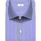 High Spread Collar Dress Shirt For Men President English Wide Spread Full Sleeves Blue Shirt Men Wedding Attire Tall Neck Windsor Collar (Copy)