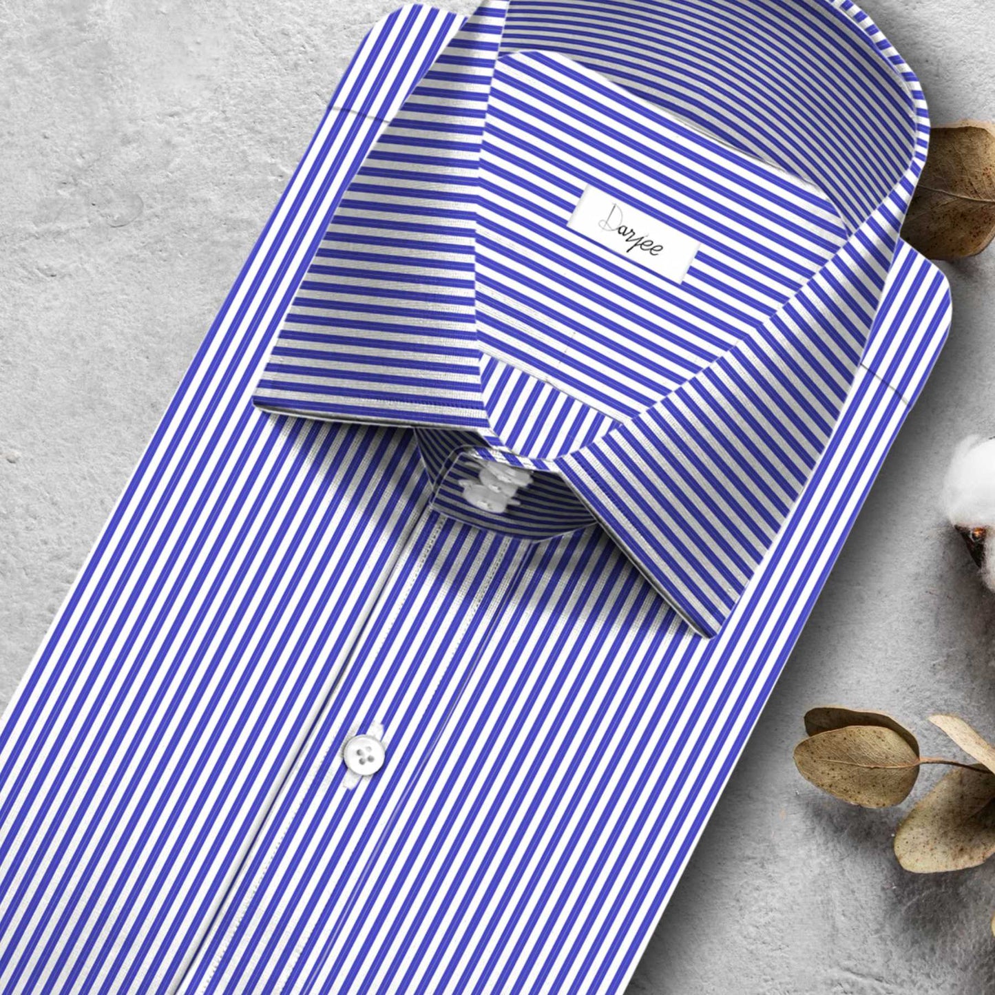 High Spread Collar Dress Shirt For Men President English Wide Spread Full Sleeves Blue Shirt Men Wedding Attire Tall Neck Windsor Collar (Copy)