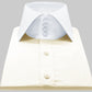 High Spread Collar Dress Shirt For Men President English Wide Spread Full Sleeves Cream Shirt Men Wedding Attire Tall Neck Windsor Collar (Copy)