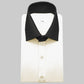 High Spread Collar Dress Shirt For Men President English Wide Spread Full Sleeves Cream Shirt Men Wedding Attire Tall Neck Windsor Collar (Copy)