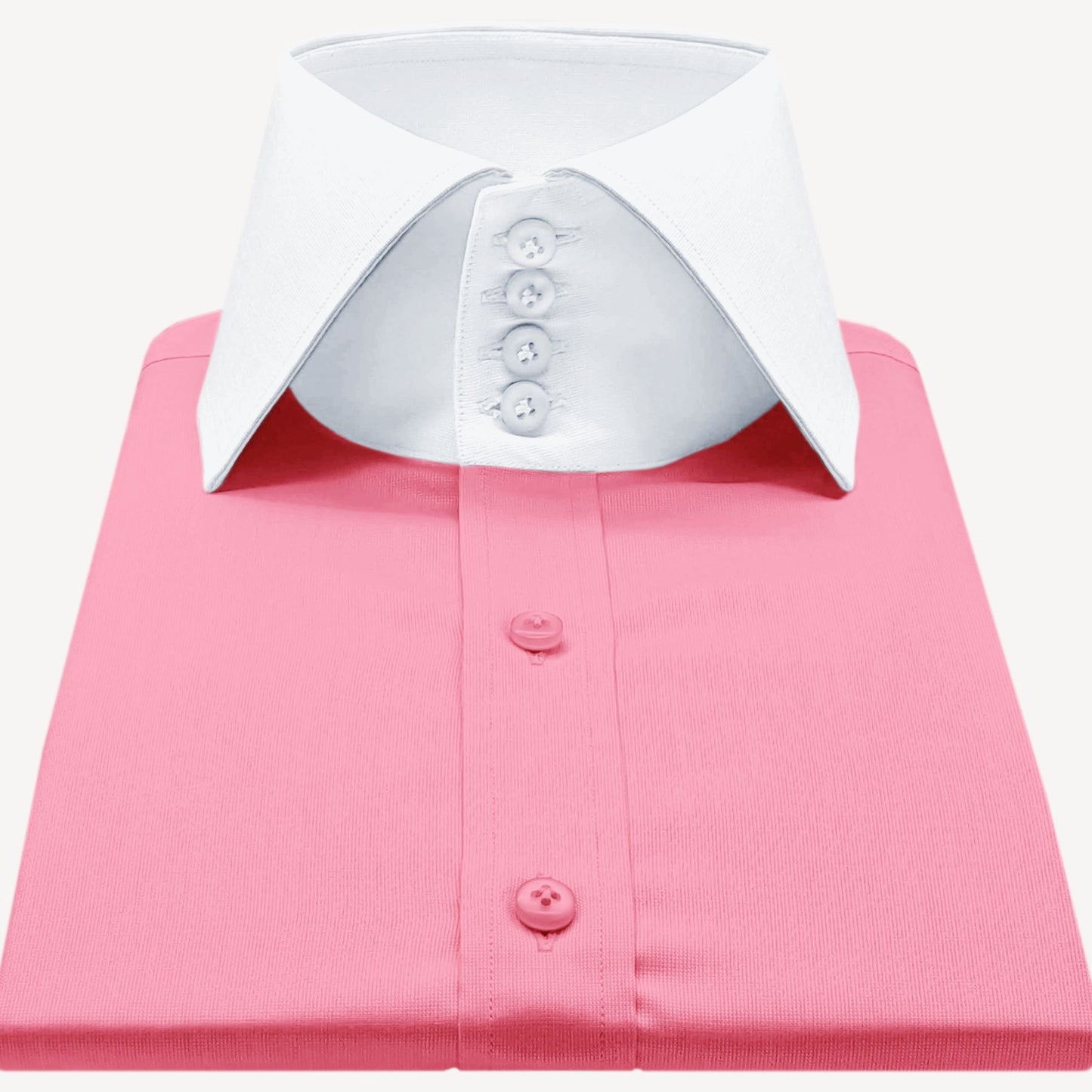 High Spread Collar Dress Shirt For Men President English Wide Spread Full Sleeves Pink Shirt Men Wedding Attire Tall Neck Windsor Collar (Copy)