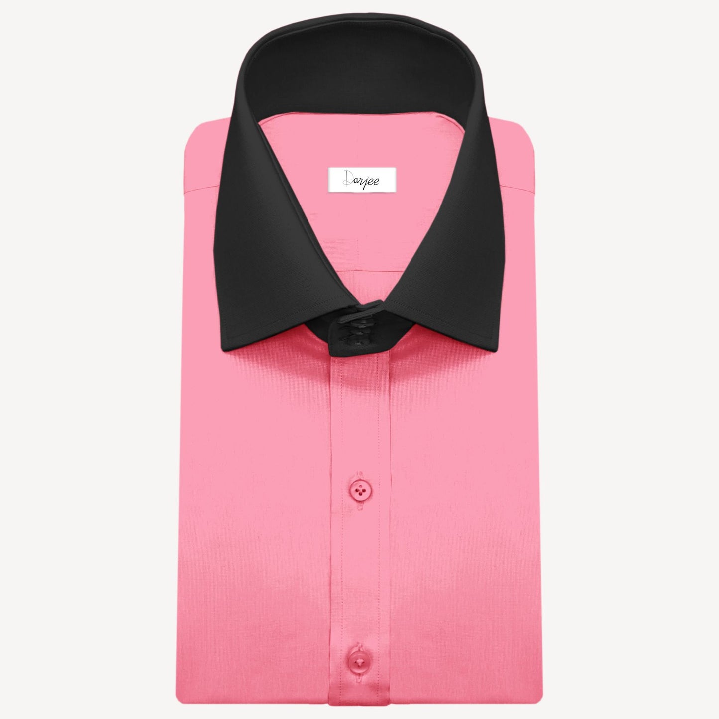High Spread Collar Dress Shirt For Men President English Wide Spread Full Sleeves Pink Shirt Men Wedding Attire Tall Neck Windsor Collar (Copy)