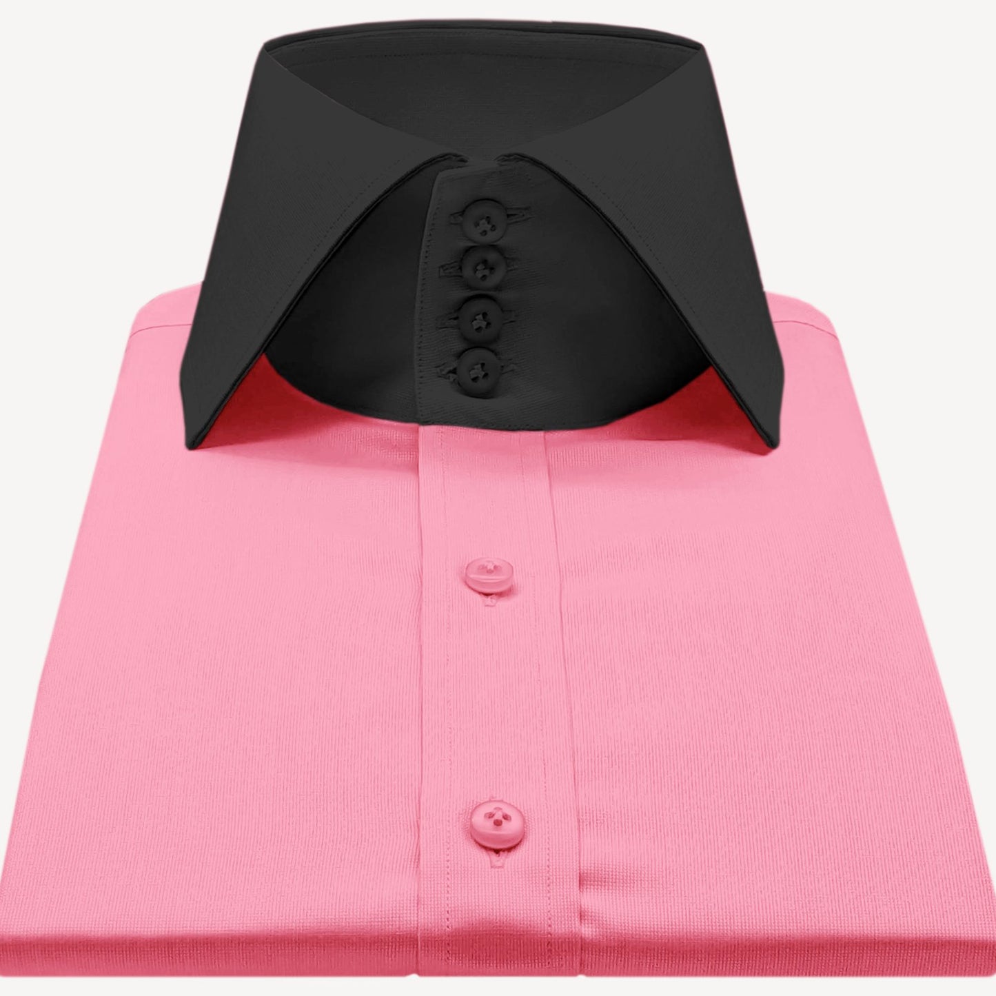 High Spread Collar Dress Shirt For Men President English Wide Spread Full Sleeves Pink Shirt Men Wedding Attire Tall Neck Windsor Collar (Copy)