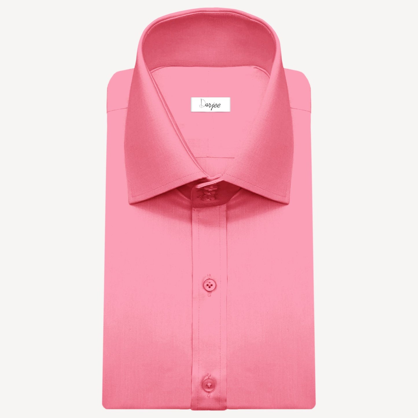 High Spread Collar Dress Shirt For Men President English Wide Spread Full Sleeves Pink Shirt Men Wedding Attire Tall Neck Windsor Collar (Copy)