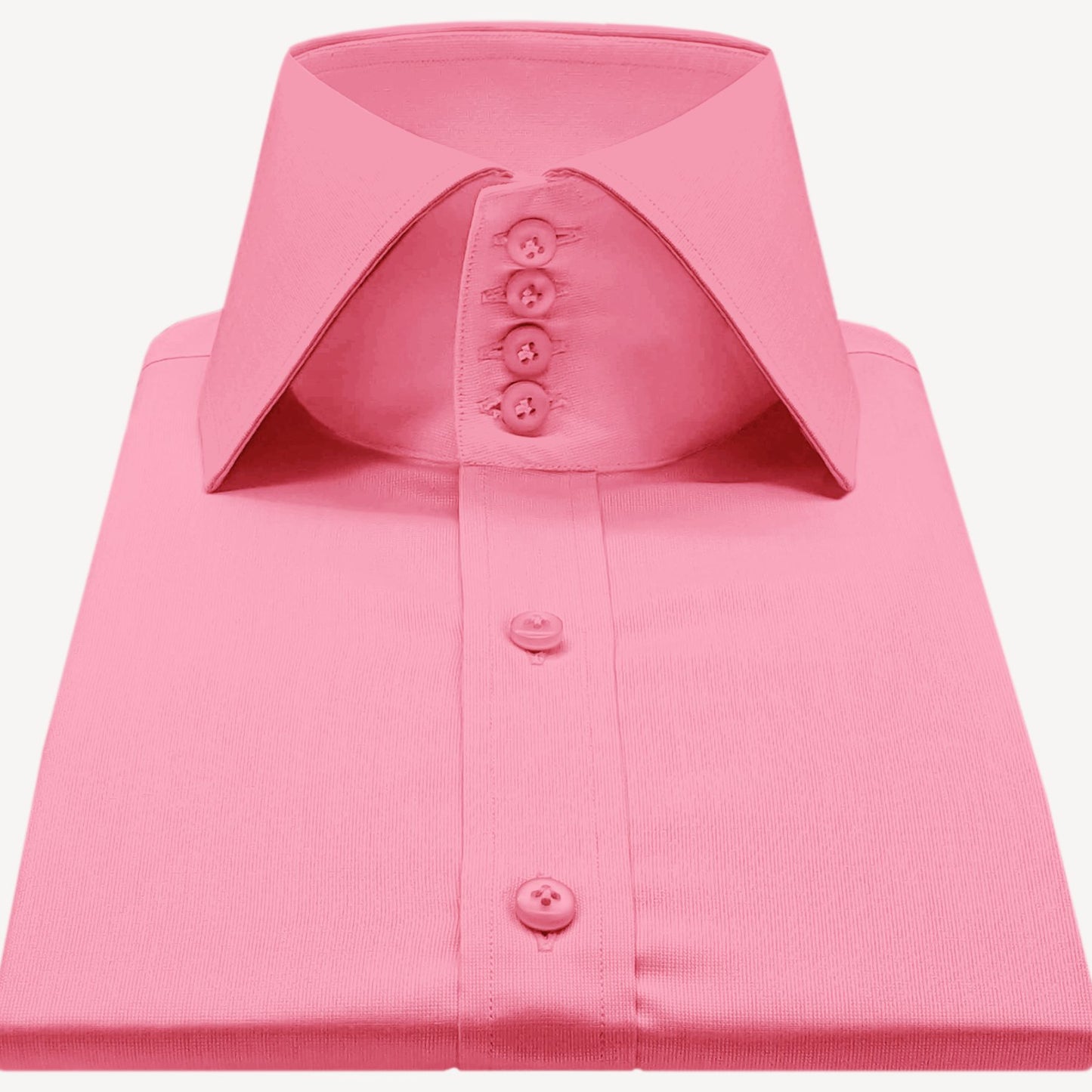 High Spread Collar Dress Shirt For Men President English Wide Spread Full Sleeves Pink Shirt Men Wedding Attire Tall Neck Windsor Collar (Copy)