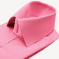 High Spread Collar Dress Shirt For Men President English Wide Spread Full Sleeves Pink Shirt Men Wedding Attire Tall Neck Windsor Collar (Copy)