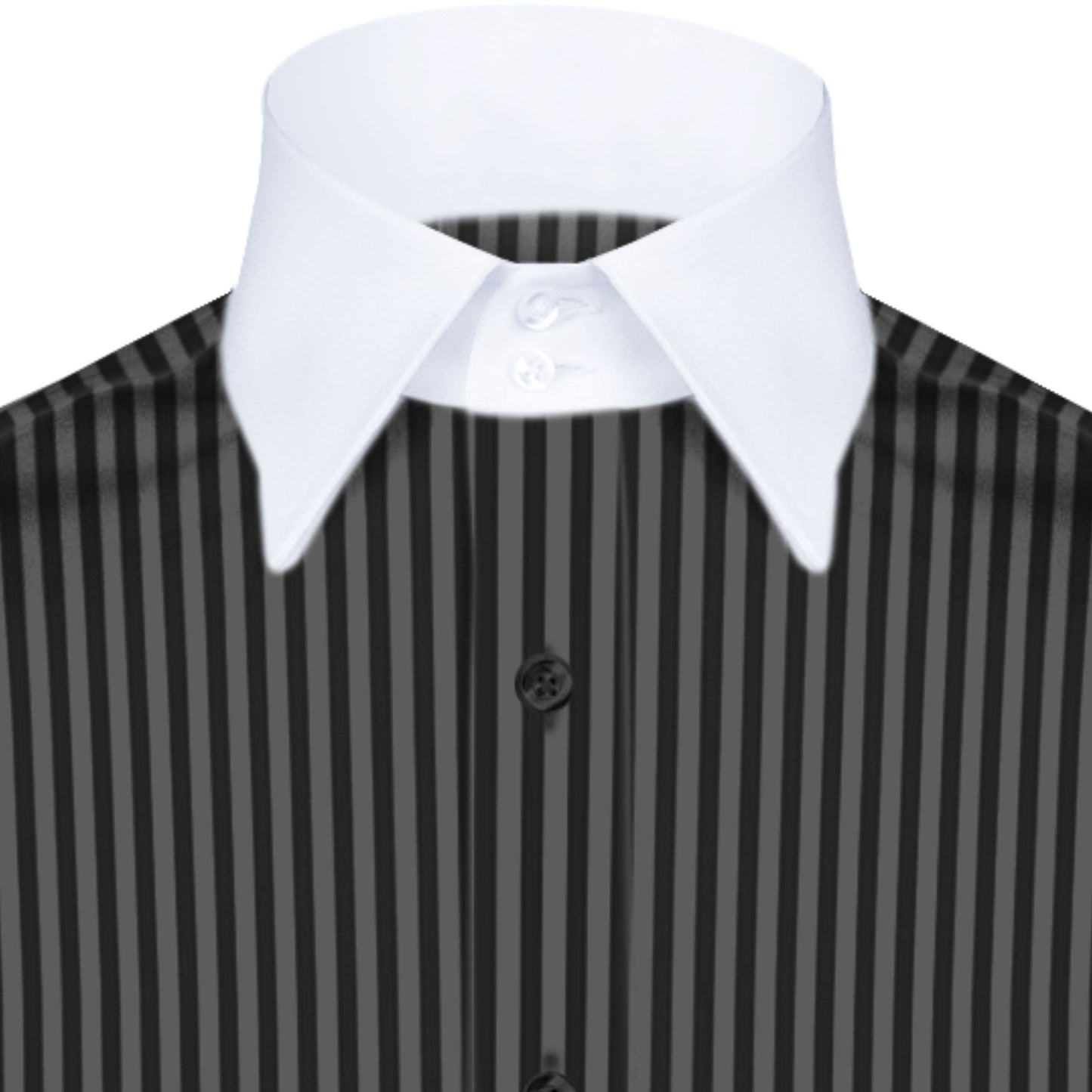 High Spread Collar Dress Shirt For Men President English Wide Spread Full Sleeves Grey Shirt Men Wedding Attire Tall Neck Windsor Collar (Copy)