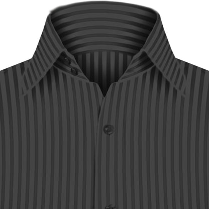 High Spread Collar Dress Shirt For Men President English Wide Spread Full Sleeves Grey Shirt Men Wedding Attire Tall Neck Windsor Collar (Copy)