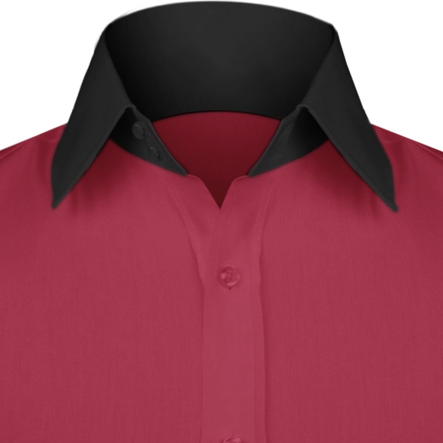High Spread Collar Dress Shirt For Men President English Wide Spread Full Sleeves Blood Red Shirt Men Wedding Attire Tall Neck Windsor Collar (Copy)
