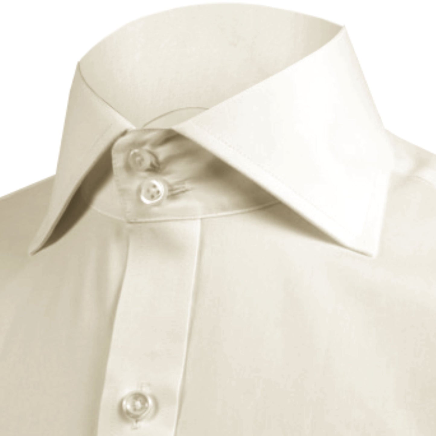 High Spread Collar Dress Shirt For Men President English Wide Spread Full Sleeves Grey Shirt Men Wedding Attire Tall Neck Windsor Collar