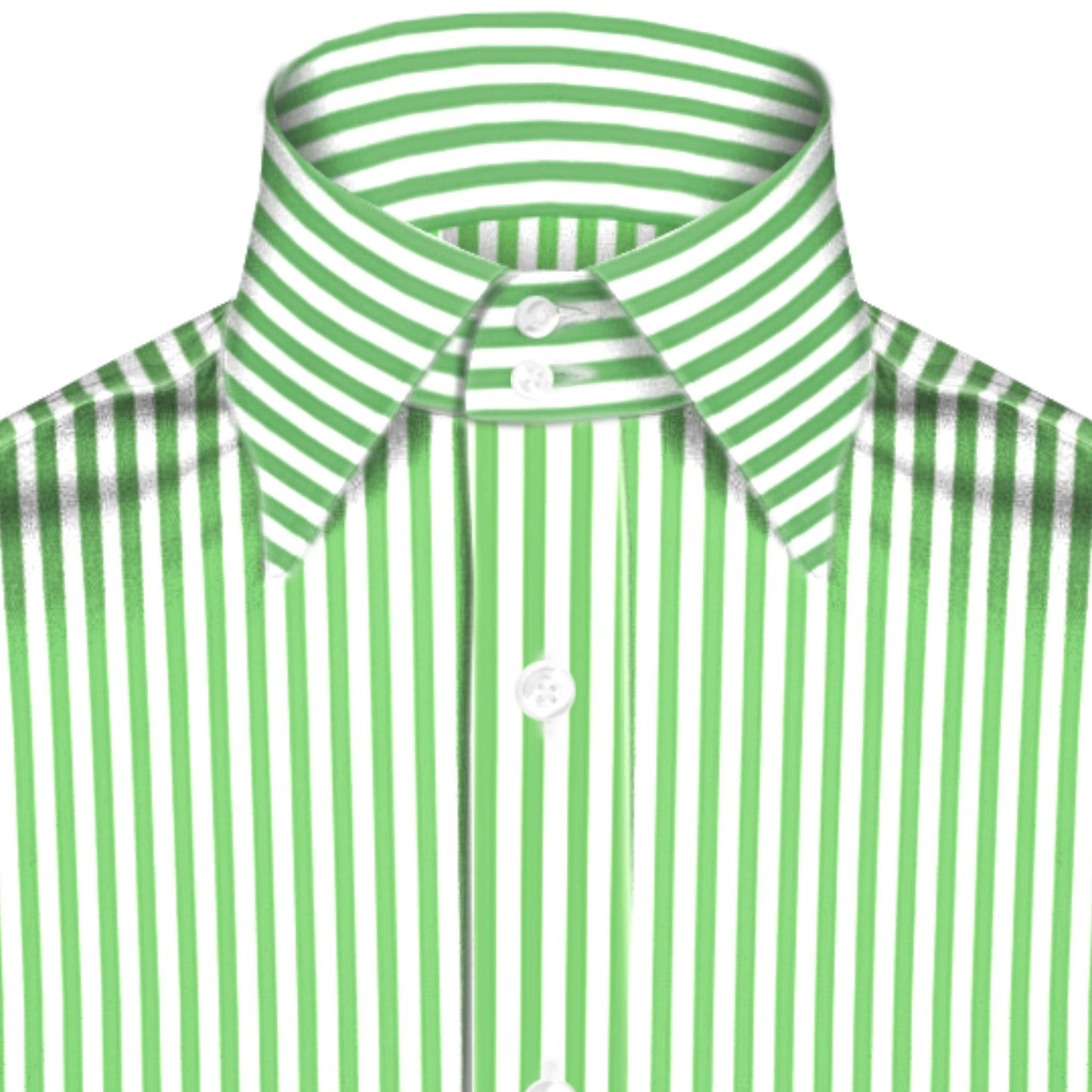 High Spread Collar Dress Shirt For Men President English Wide Spread Full Sleeves Green Shirt Men Wedding Attire Tall Neck Windsor Collar
