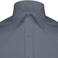 High Spread Collar Dress Shirt For Men President English Wide Spread Full Sleeves Grey Shirt Men Wedding Attire Tall Neck Windsor Collar