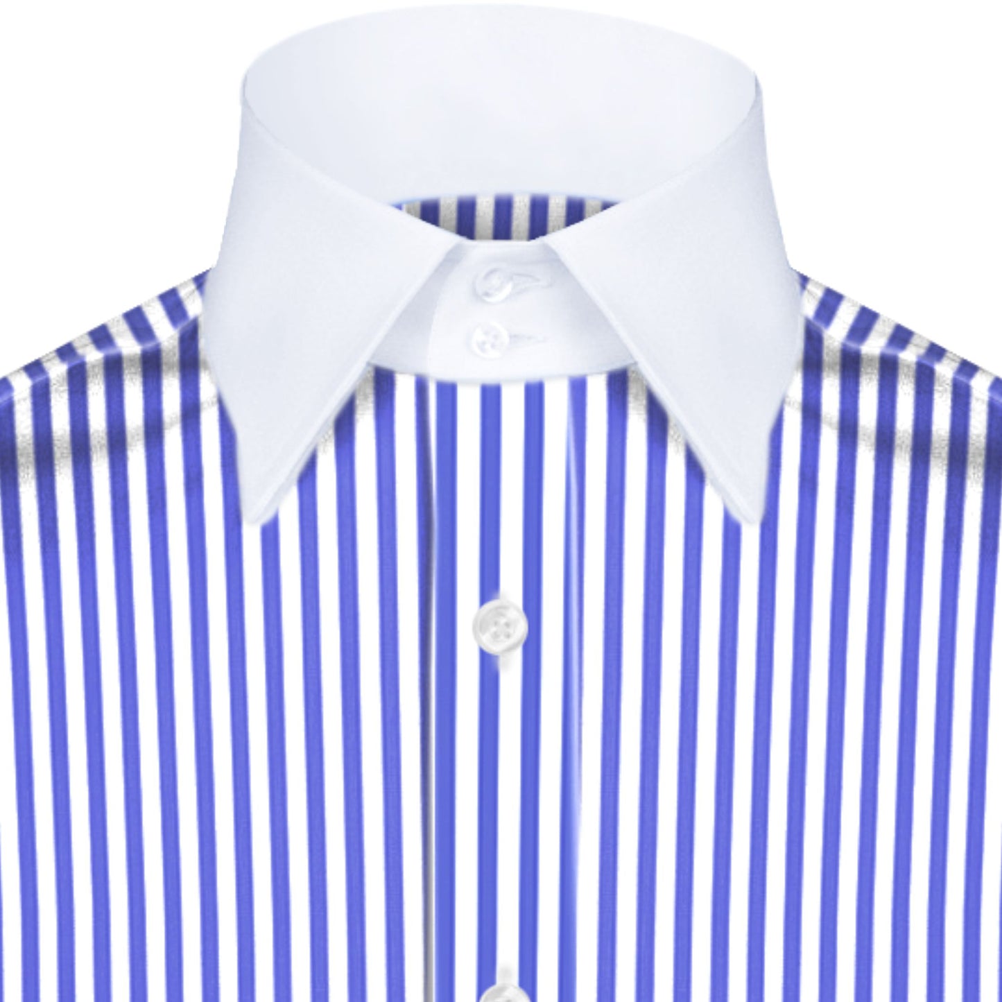 High Spread Collar Dress Shirt For Men President English Wide Spread Full Sleeves Navy Blue Shirt Men Wedding Attire Tall Neck Windsor Collar