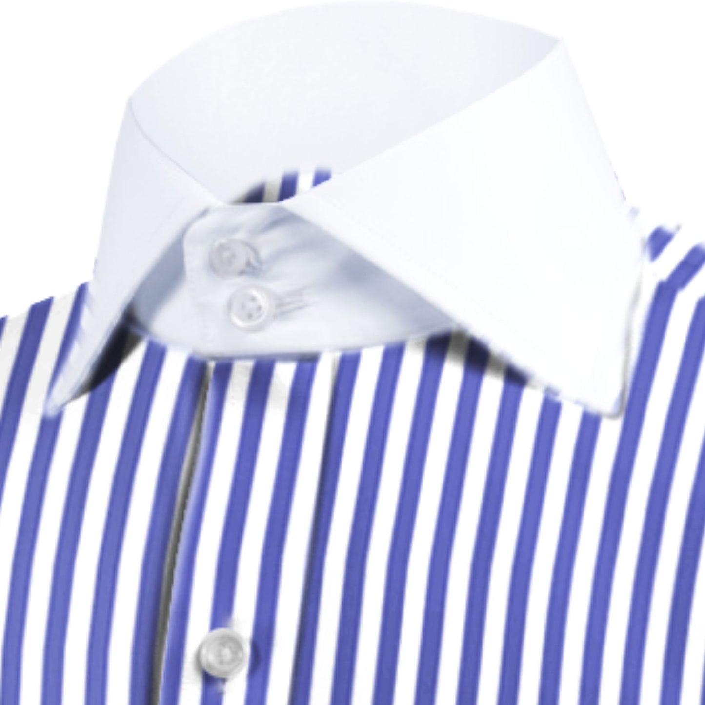 High Spread Collar Dress Shirt For Men President English Wide Spread Full Sleeves Navy Blue Shirt Men Wedding Attire Tall Neck Windsor Collar