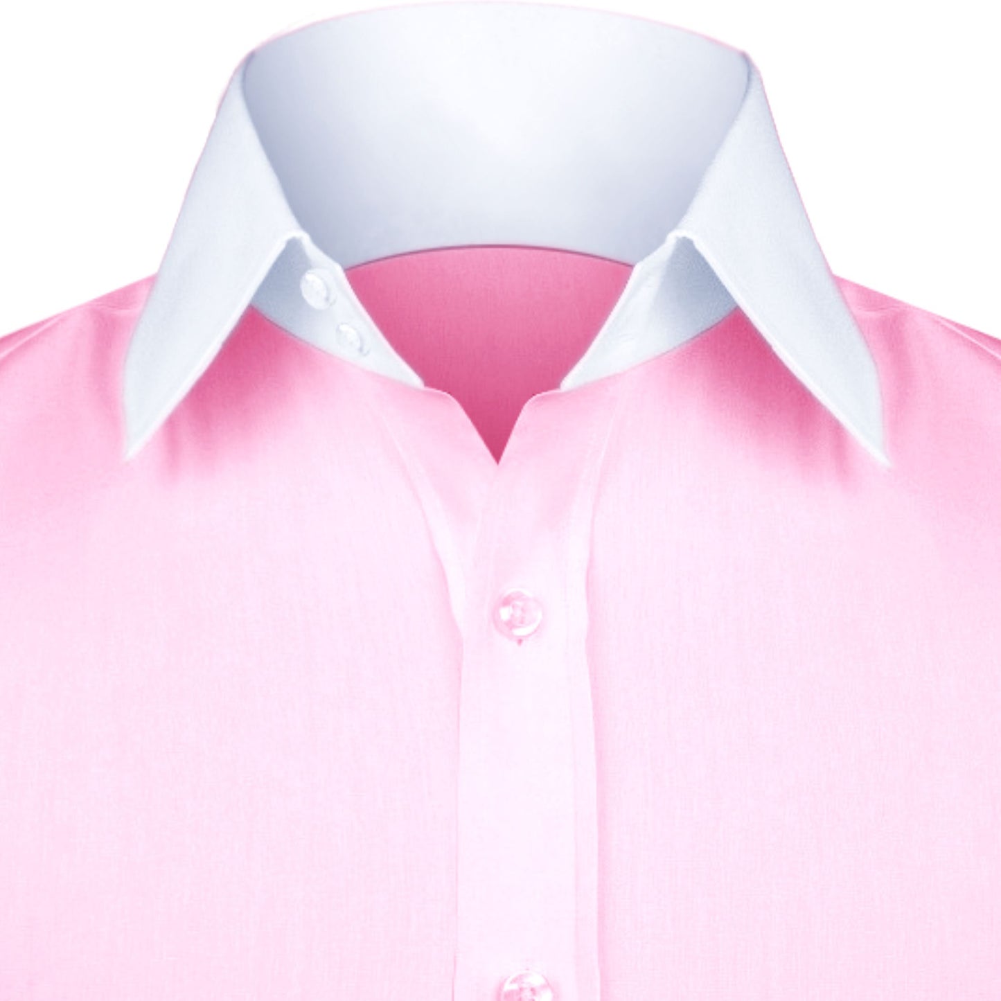High Spread Collar Dress Shirt For Men President English Wide Spread Full Sleeves Pink Shirt Men Wedding Attire Tall Neck Windsor Collar