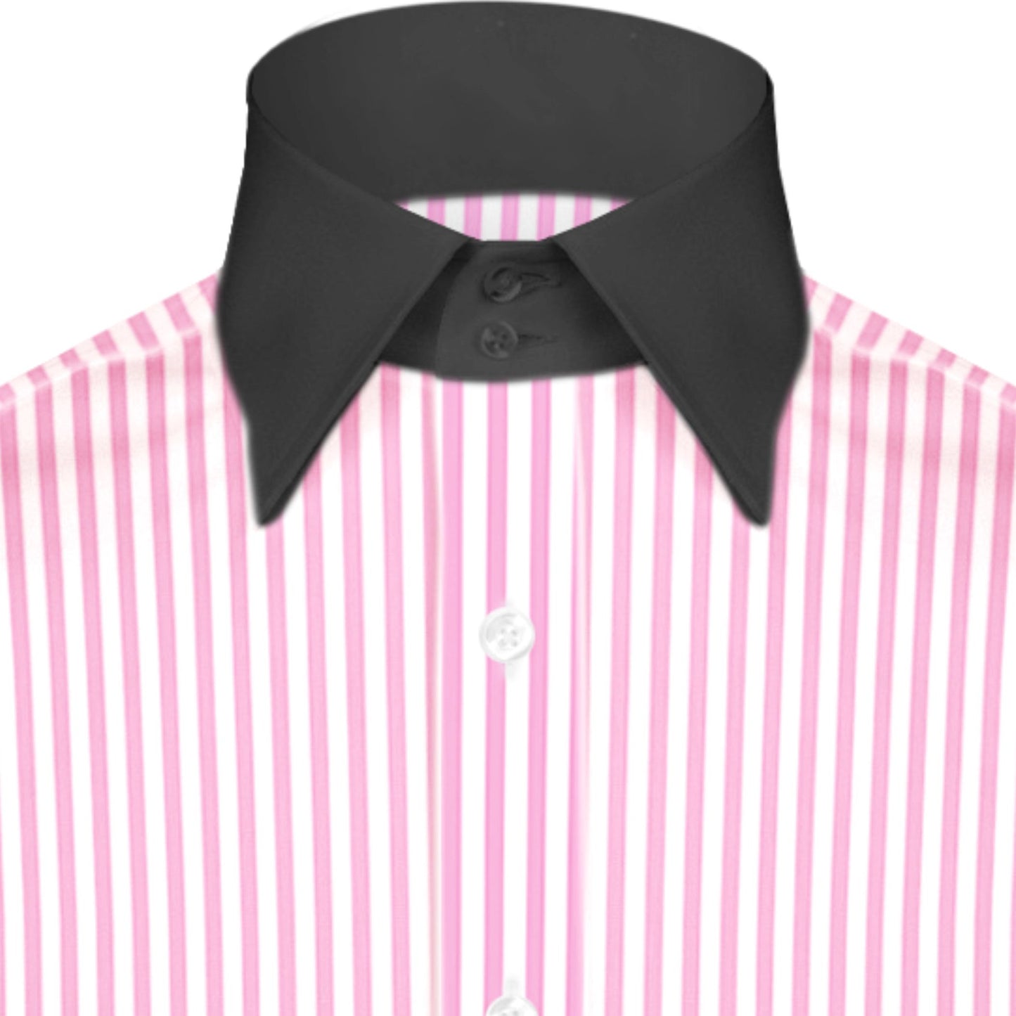 High Spread Collar Dress Shirt For Men President English Wide Spread Full Sleeves Pink Shirt Men Wedding Attire Tall Neck Windsor Collar