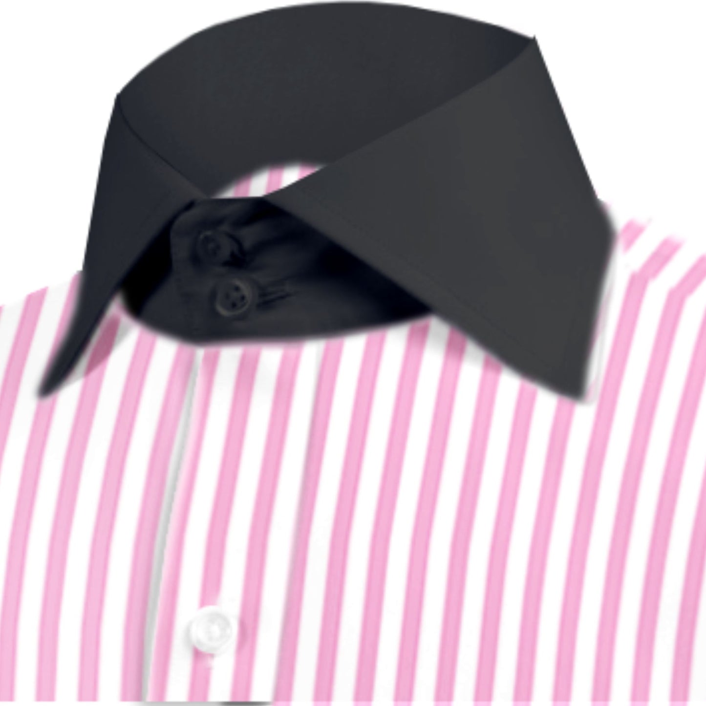 High Spread Collar Dress Shirt For Men President English Wide Spread Full Sleeves Pink Shirt Men Wedding Attire Tall Neck Windsor Collar