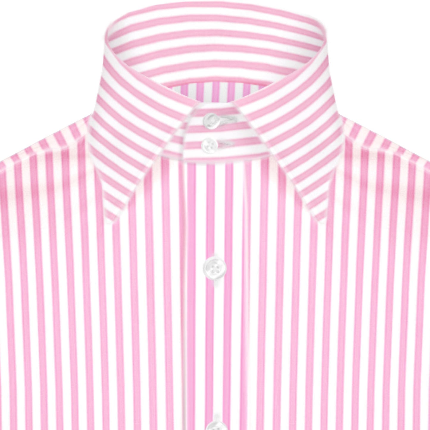 High Spread Collar Dress Shirt For Men President English Wide Spread Full Sleeves Pink Shirt Men Wedding Attire Tall Neck Windsor Collar