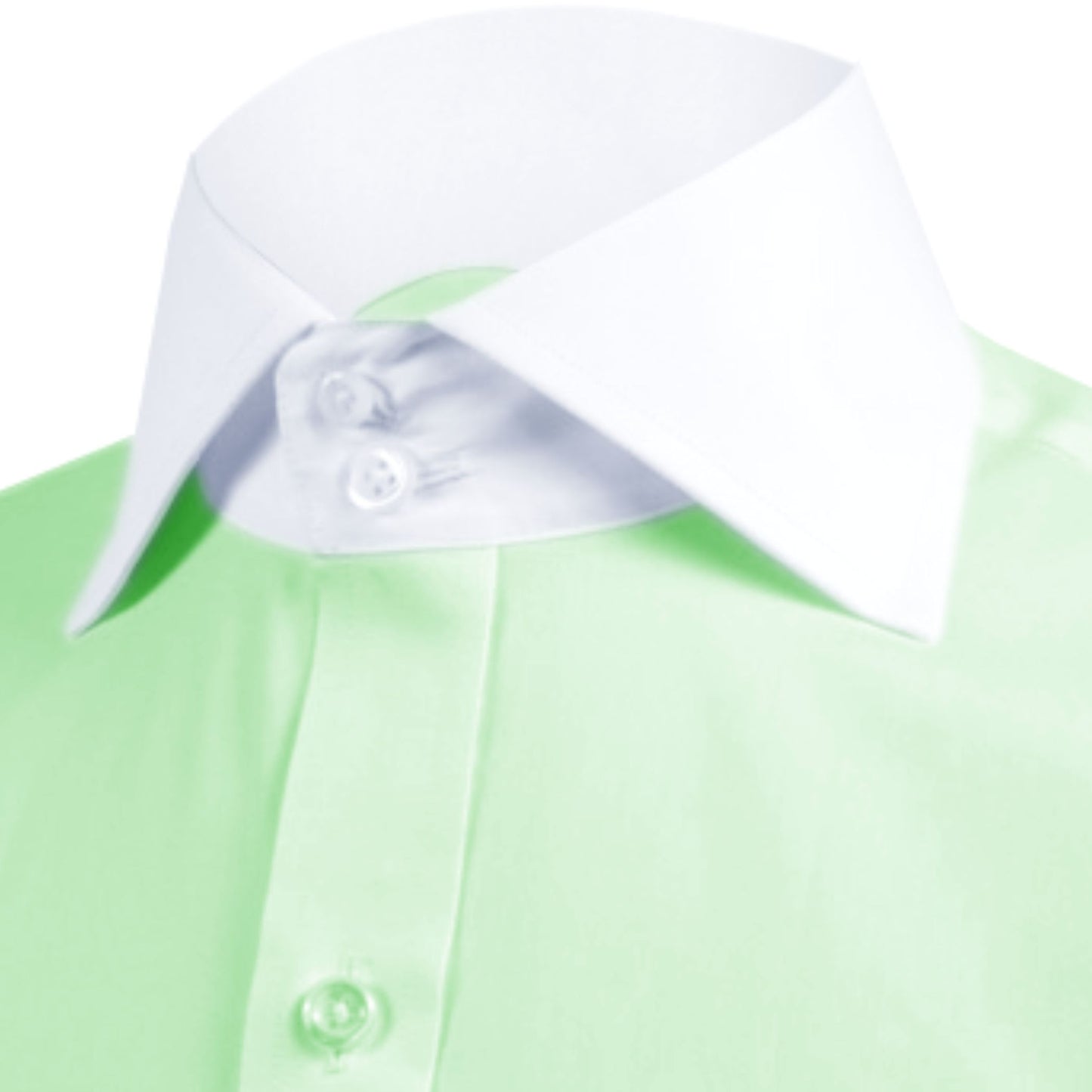 High Spread Collar Dress Shirt For Men President English Wide Spread Full Sleeves Green Shirt Men Wedding Attire Tall Neck Windsor Collar (Copy) (Copy)