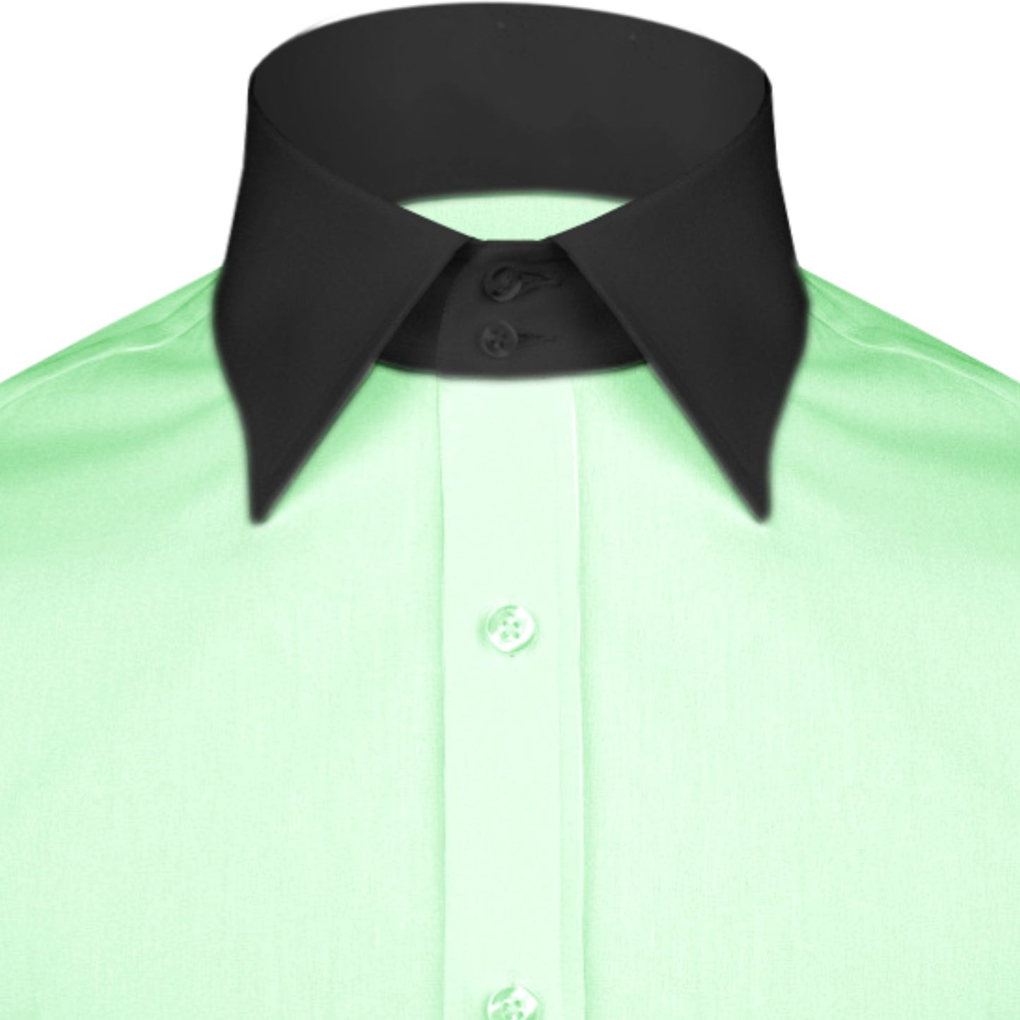 High Spread Collar Dress Shirt For Men President English Wide Spread Full Sleeves Green Shirt Men Wedding Attire Tall Neck Windsor Collar (Copy) (Copy)