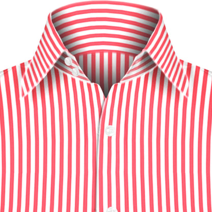 High Spread Collar Dress Shirt For Men President English Wide Spread Full Sleeves Red Shirt Men Wedding Attire Tall Neck Windsor Collar (Copy)