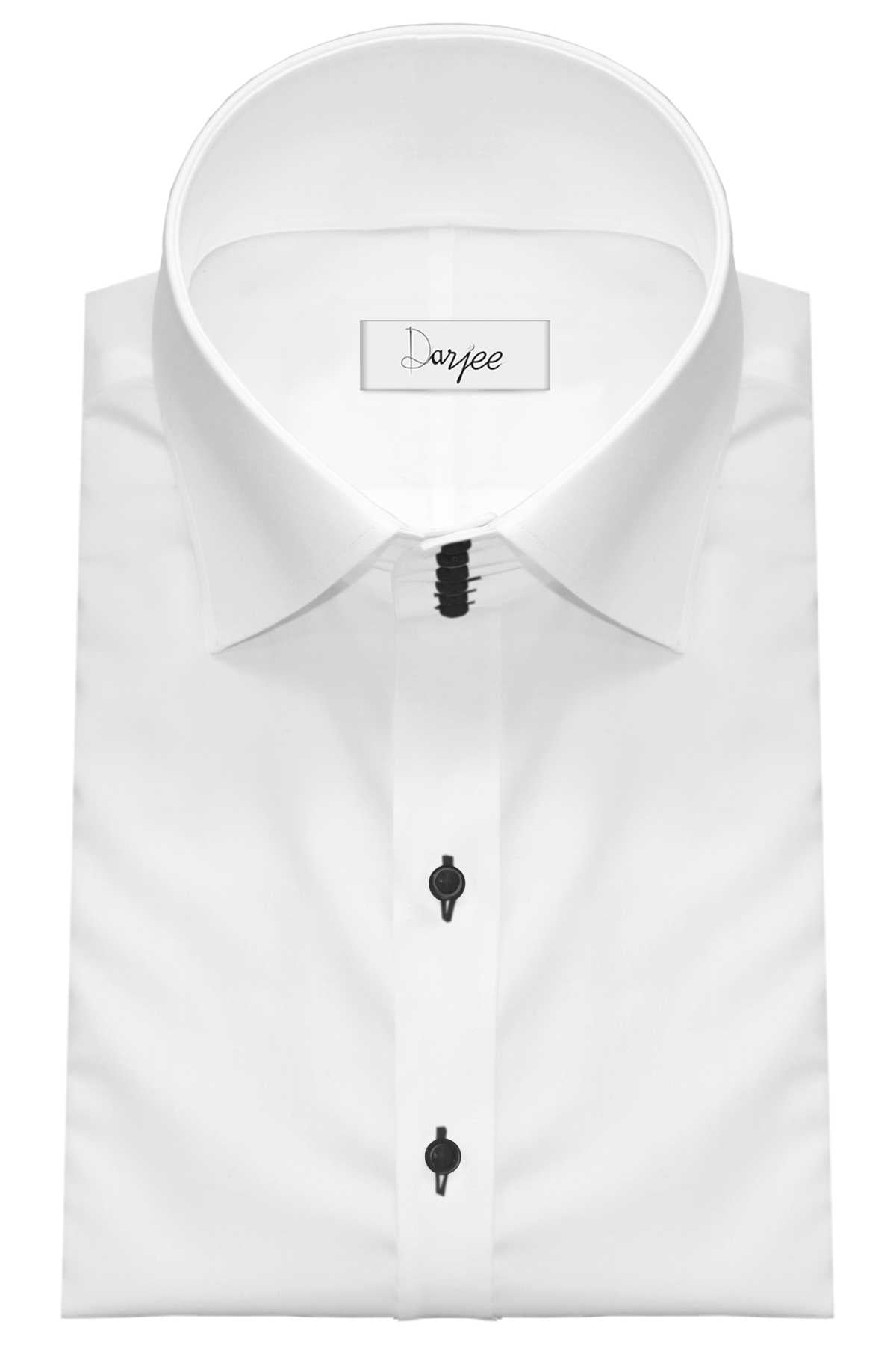 High Spread Collar Dress Shirt For Men President English Wide Spread Full Sleeves White Shirt Men Wedding Attire Tall Neck Windsor Collar