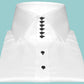 High Spread Collar Dress Shirt For Men President English Wide Spread Full Sleeves White Shirt Men Wedding Attire Tall Neck Windsor Collar