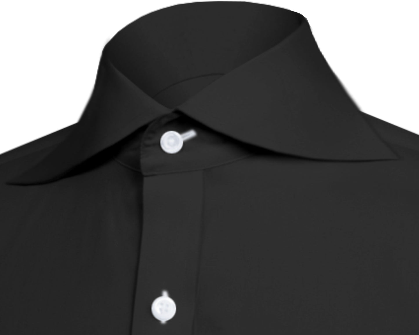 Long Spear Pointed Collar Shirt Vintage Style Cutaway Dagger Collar Shirt Black Shirt Summer Beach Party Men's Handmade Long Sleeves Shirt