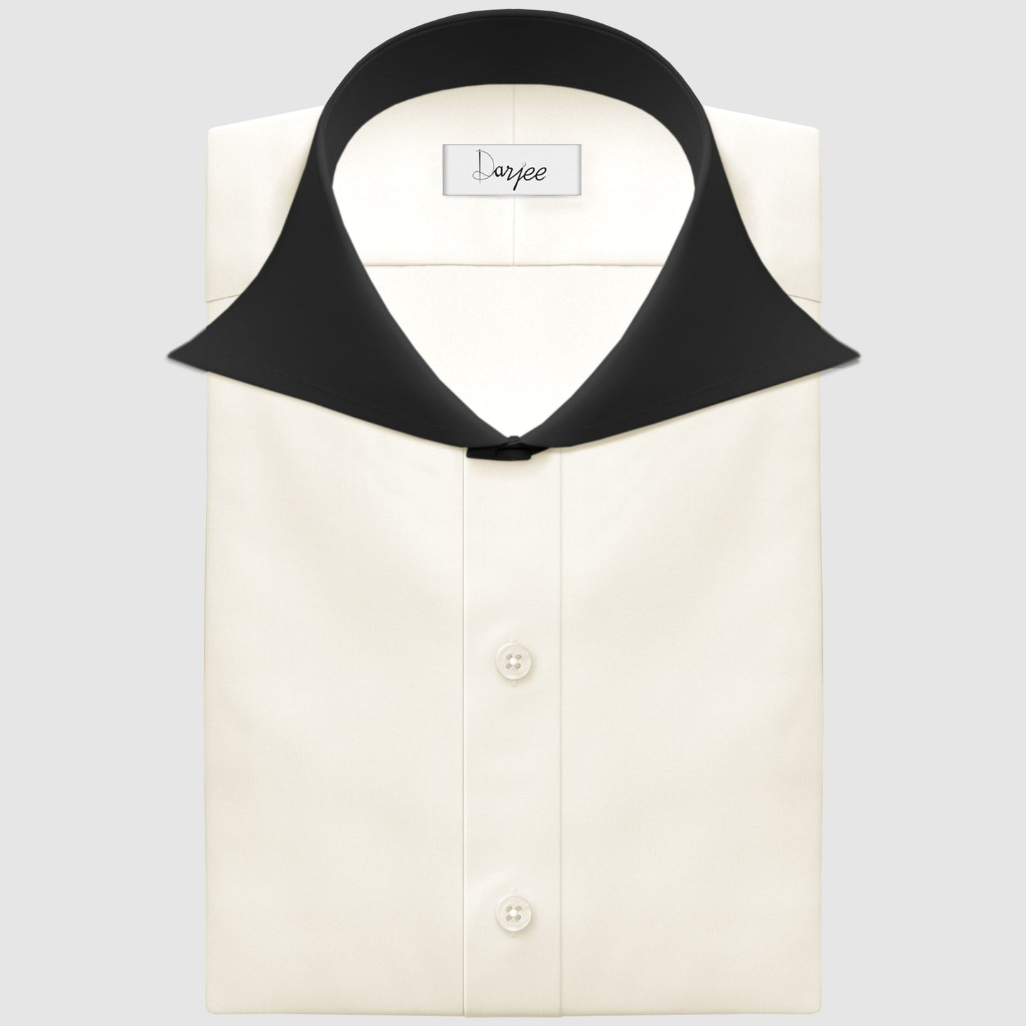 Long Spear Pointed Collar Shirt Vintage Style Cutaway Dagger Collar Shirt Cream Shirt Summer Beach Party Men's Handmade Long Sleeves Shirt
