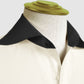Long Spear Pointed Collar Shirt Vintage Style Cutaway Dagger Collar Shirt Cream Shirt Summer Beach Party Men's Handmade Long Sleeves Shirt