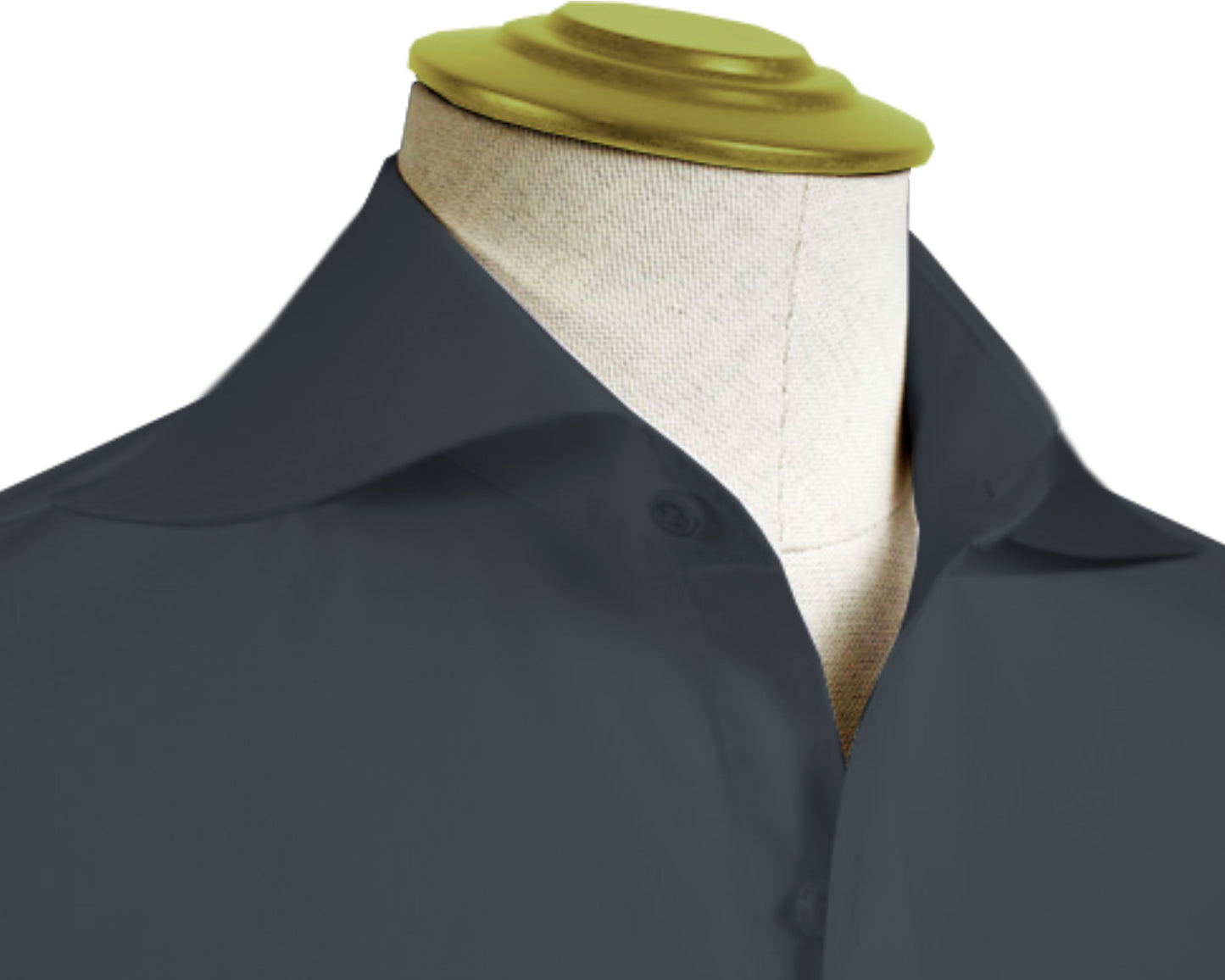 Long Spear Pointed Collar Shirt Vintage Style Cutaway Dagger Collar Shirt Grey Shirt Summer Beach Party Men's Handmade Long Sleeves Shirt
