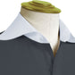 Long Spear Pointed Collar Shirt Vintage Style Cutaway Dagger Collar Shirt Grey Shirt Summer Beach Party Men's Handmade Long Sleeves Shirt
